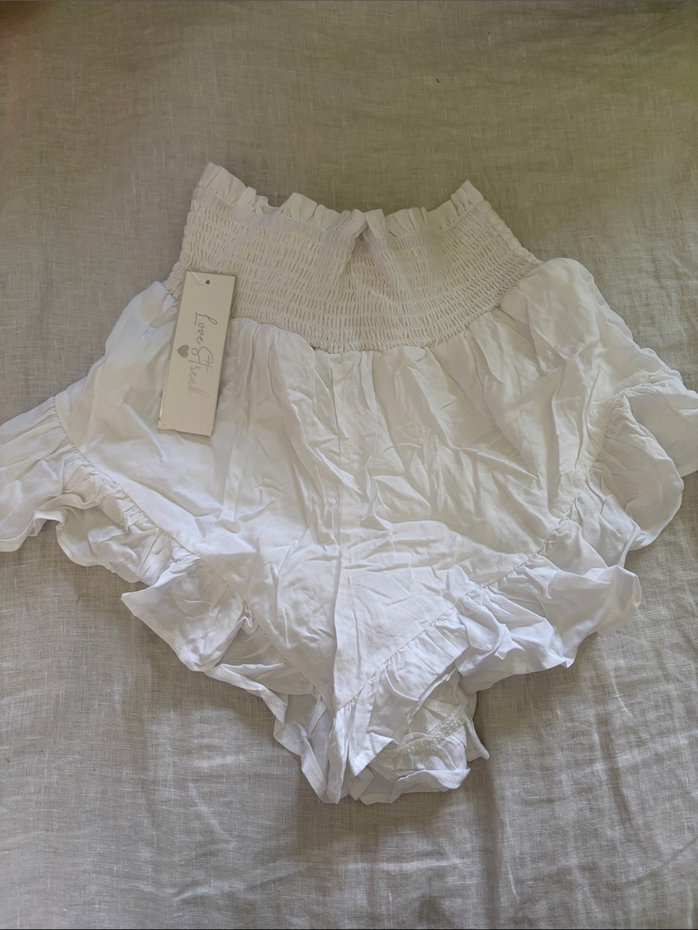 nwt smock waist short medium